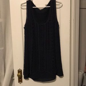 Navy blue dress